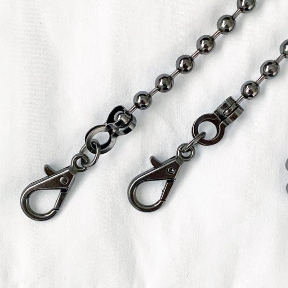 Crossbody / Shoulder Replacement Bead Chain Strap in Black - Picture 5 of 7